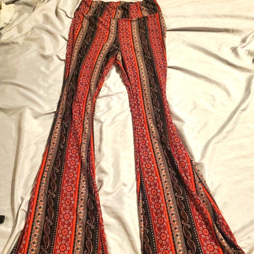 Stretchy flare pants